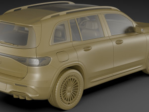 mercedes-benz eqb 2022 3Dモデル