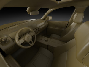 mercedes-benz eqb 2022 3Dモデル