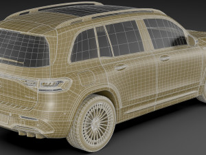 mercedes-benz eqb 2022 3Dモデル