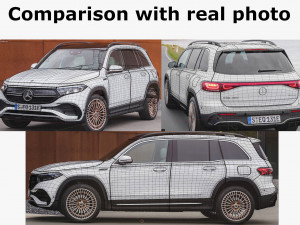 mercedes-benz eqb 2022 3Dモデル