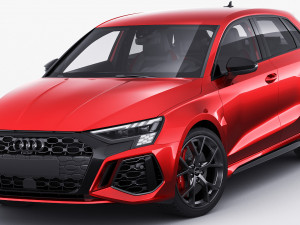 audi rs3 sportback 2022 3D 模型