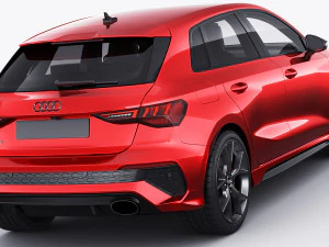 audi rs3 sportback 2022 Modelo 3D