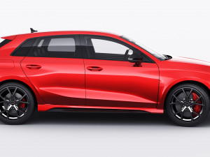 audi rs3 sportback 2022 3D 模型