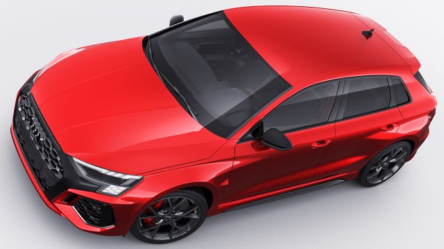 Audi rs3 sedan race car Modèles 3D en vedette in Véhicule 3DExport