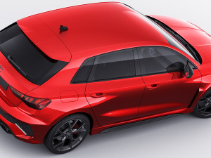 audi rs3 sportback 2022 3D 模型