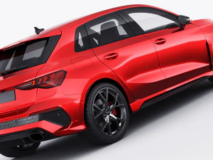 audi rs3 sportback 2022 Modelo 3D