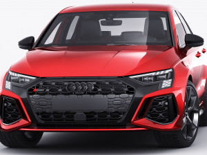 audi rs3 sportback 2022 3D 模型