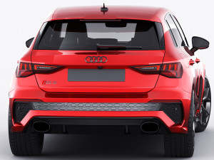 audi rs3 sportback 2022 3D 模型