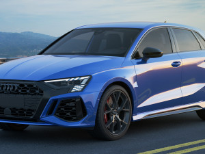 audi rs3 sportback 2022 3D 模型