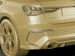 audi rs3 sportback 2022 Modelo 3D