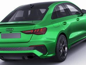 audi rs3 sedan 2022 3D Model