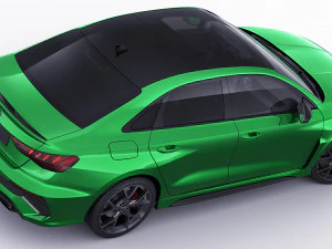 audi rs3 sedan 2022 3D Model