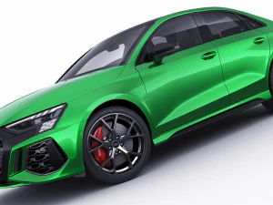 audi rs3 sedan 2022 3D Model
