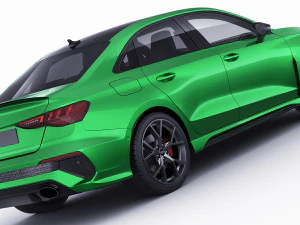 audi rs3 sedan 2022 3D Model