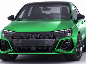 audi rs3 sedan 2022 3D Model