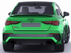 audi rs3 sedan 2022 3D Model