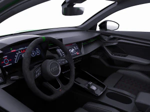 audi rs3 sedan 2022 3D Model