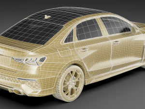 audi rs3 sedan 2022 Model 3D