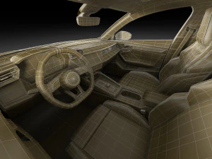 audi rs3 sedan 2022 3D Model