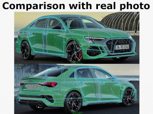 audi rs3 sedan 2022 Model 3D