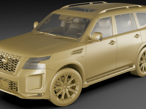 nissan patrol nismo 2021 3D 모델