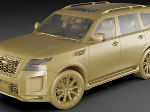 nissan patrol nismo 2021 3D Model