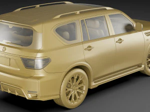 nissan patrol nismo 2021 3D Model