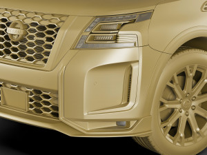 nissan patrol nismo 2021 3D 모델