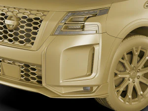 nissan patrol nismo 2021 3D Model