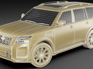nissan patrol nismo 2021 3D 모델