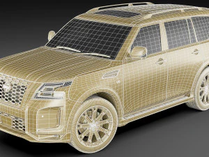 nissan patrol nismo 2021 3D Model