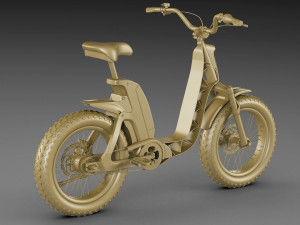electric bicycle 3D मॉडल