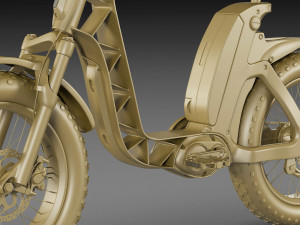 electric bicycle 3D मॉडल