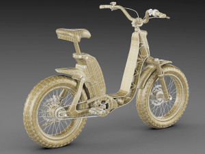 electric bicycle 3D मॉडल