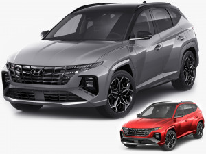 hyundai tucson 2021 n-line eu and us 3D Model
