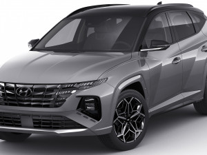 hyundai tucson 2021 n-line eu and us Model 3D