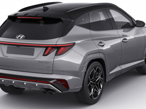 hyundai tucson 2021 n-line eu and us Model 3D