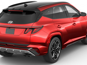 hyundai tucson 2021 n-line eu and us Model 3D