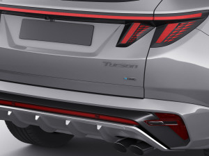 hyundai tucson 2021 n-line eu and us Model 3D