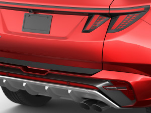 hyundai tucson 2021 n-line eu and us Model 3D