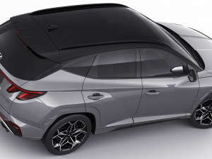 hyundai tucson 2021 n-line eu and us Model 3D