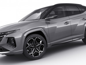 hyundai tucson 2021 n-line eu and us Model 3D
