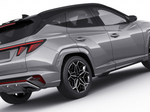 hyundai tucson 2021 n-line eu and us Model 3D