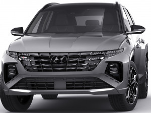 hyundai tucson 2021 n-line eu and us Model 3D
