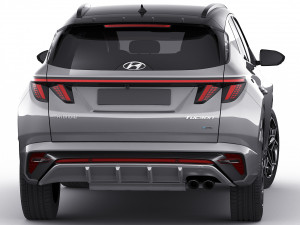 hyundai tucson 2021 n-line eu and us Model 3D