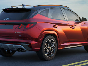 hyundai tucson 2021 n-line eu and us Model 3D