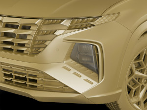 hyundai tucson 2021 n-line eu and us Model 3D
