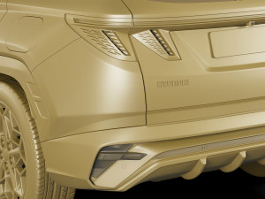 hyundai tucson 2021 n-line eu and us Model 3D