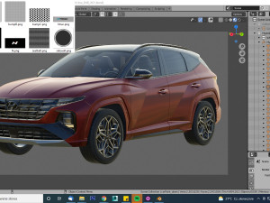 hyundai tucson 2021 n-line eu and us Model 3D