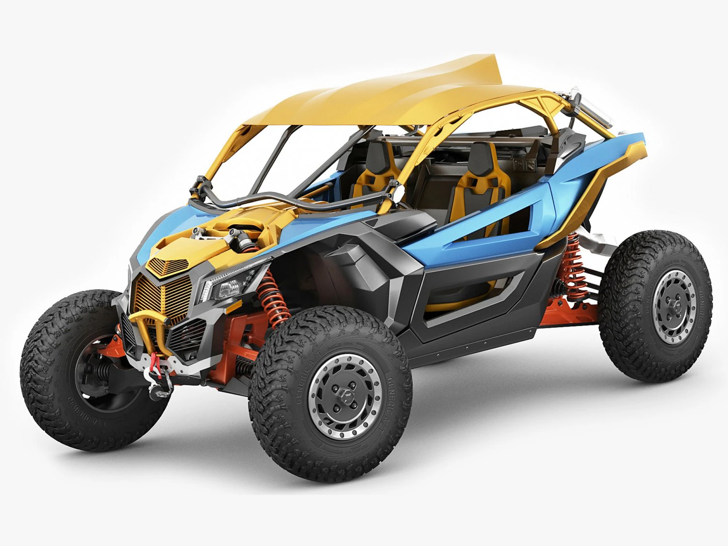 generic buggy 3D Model .c4d .max .obj .3ds .fbx .stl .blend 